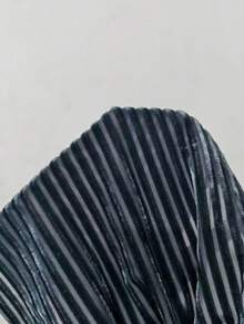 Velvet Women's Cardigan Long Sleeve Pajama Set, Fall & Winter Clothes - Dark Grey - View 7