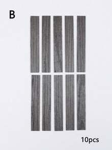 Mini House Wood Grain Floor, Realistic Model Wood Grain Floor Tiles, Miniature Herringbone/Parquet Floor, Doll House Wood Floor, Micro Landscape Floor Tile Decor, Dollhouse Toy Floor Accessories & Photography Props - Multicolor - View 22