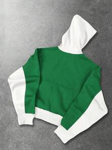 ROMWE MEN Street Life Áo nỉ nam Colorblock có khóa kéo phía trước, dáng rộng, áo dài tay - Nhiều màu - Xem 2
