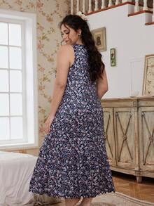 CottageSlumber Cottage Slumber Plus Size Ditsy Floral Nightgown - Multicolor - View 2