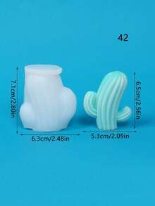 Khuôn silicon cây mọng nước, trang trí máy tính để bàn tại nhà, nghệ thuật trang trí nến thủ công tự làm, khuôn trang trí nến thơm thủ công, lô hội hoặc xương rồng, trang trí chậu sáng tạo, khuôn nến thịt cuộc sống vĩnh cửu không héo úa - trắng - Xem 17