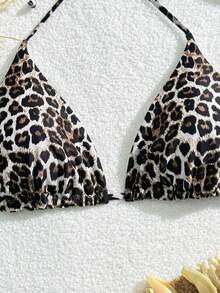 Swim SXY 2025 Plus Size Women Solid Color Triangle Cup Tankini Top - Multicolor - View 6