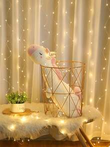 1 cuộn đèn LED dây nhựa 10/20/30/50/100 bóng, dài 1/2/3/5/10 mét, đèn trang trí có thể kéo dài vui nhộn cho nhà cửa - Màu vàng - Xem 5