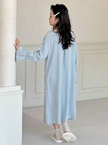 Dazy Kids 少女纯色圆领睡衣家居服