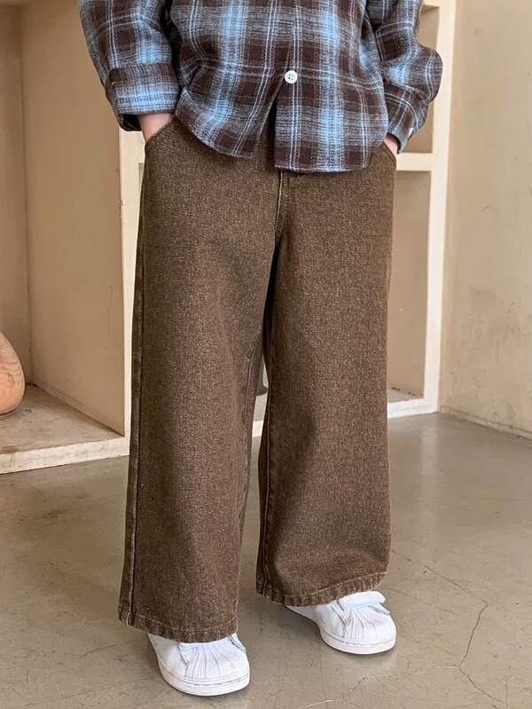 Dazy Kids Girls Young Girl Fall Loose Fit Denim Jeans