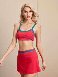 Cheerettes Sujetador deportivo casual para mujer para yoga, running y fitness