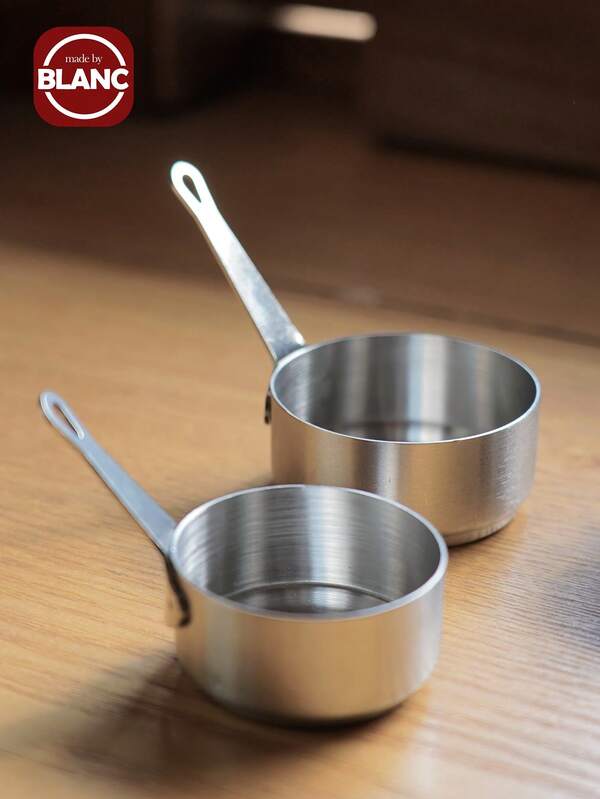 1pc 304 Stainless Steel Vinegar Soy Sauce Dish, Steak Plate, Sauce Cup, Pepper Cruet, French Fry Ketchup Dish For Western Cuisine Seafood Boil