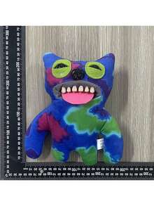 POKOJA LAND Fug Agler Big Teeth Monster Plush Keychain - Funky Ugly Cute Plushie With Buck Teeth, Wild Wacky Teeth Plush Toy For Backpack/Purse/Car Keys (Kawaii Creepy Collectible, Stress Relief Fidget Toy) - 彩色 - 查看 13