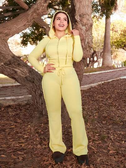 Lupita Cardoza Women Casual Fashion Sports Tight Solid Color Thin Fleece Yoga Pants