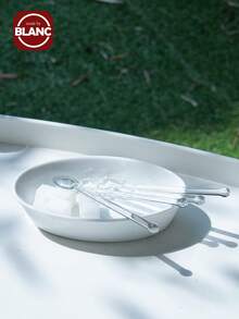 4pcs Glass Mixing Spoons, Tea Spoons, Mini Coffee Mixer, Milk Juice Ice Cream Tea Spoon Dessert Spoon, Glass Stirring Spoons For Home Party, Transparent/Yellow,School Supplies