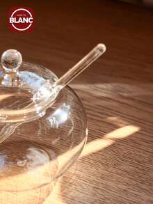 Transparent 250ml Glass Jar Candy Spice Household Chicken Cooking Sugar Bowl Home Storage Organization Sugar Pot Vases,Food,,Kitchen,Cooking,Seasoning,Spice,Party,Travel,Kitchen Items,Kitchen Tools,Kitchen Things. - Clear - View 4