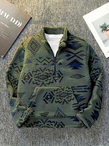 男童休闲西部牛仔风格羊毛夹克