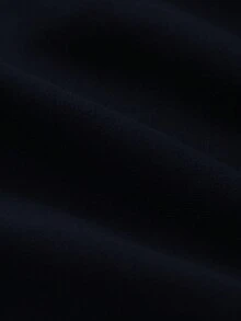 INAWLY Star Print Casual Sweatshirt, Autumn/Winter - Navy Blue - View 3