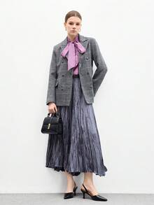 CUCCOO BIZCHIC 女士尖头细高跟鞋黑色简约后绑带高跟鞋，适合通勤、约会、派对、度假 - 黑色 - 查看 6