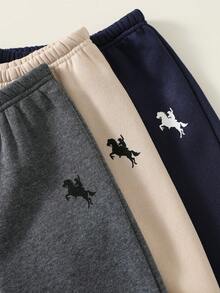 SHEIN Bộ 3 quần thể thao trẻ em cạp chun, quần jogger trẻ em đa năng, dễ phối đồ. - Nhiều màu - Xem 6