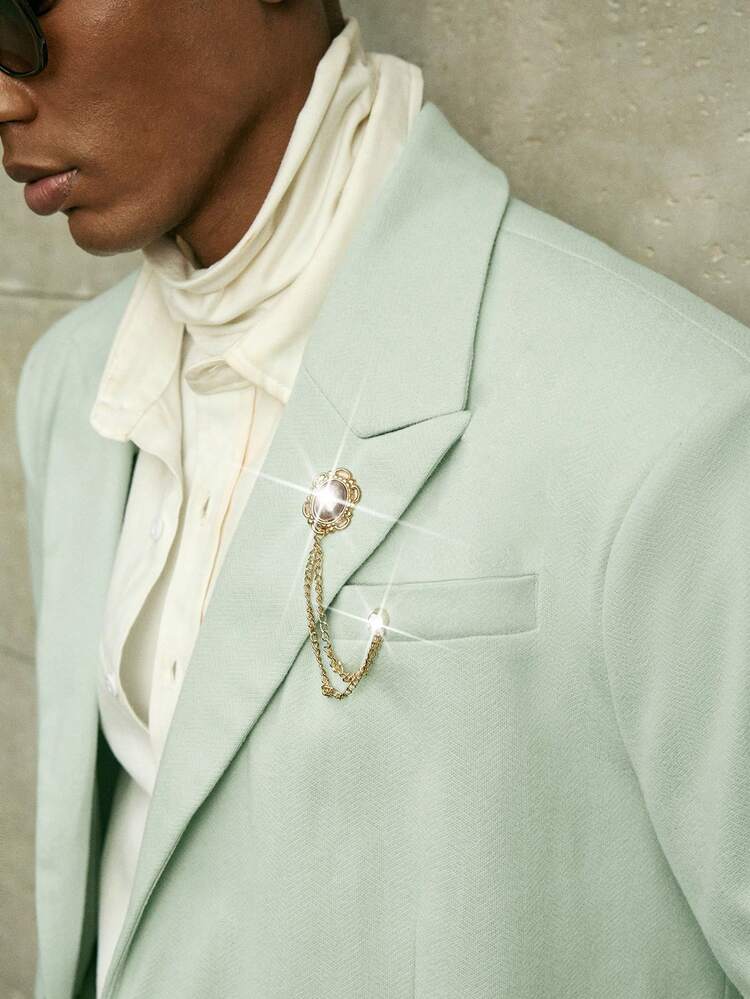 Traje de negocios de unicolor para hombre, conjunto de chaqueta y pantalones, ideal para fiestas de Navidad, ocasiones formales y vestimenta formal de negocios