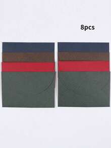 18 件/套浪漫雪景信封和文具套装，包括 4 个信封、8 张高级文具纸和 4 张封蜡，适用于学校、情书、贺卡和明信片。 - 信封套裝 - 查看 16