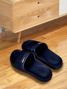 Zapatillas antideslizantes para el baño, sandalias de hombre, Pantuflas de pareja,chanclas hombre, sandalias mujer, Sandalias de EVA para casa fáciles de poner, suaves y resistentes, diseño antideslizante perfectas para el día a día, la ducha, la piscina o la playa. - Azul Marino - Ver 7