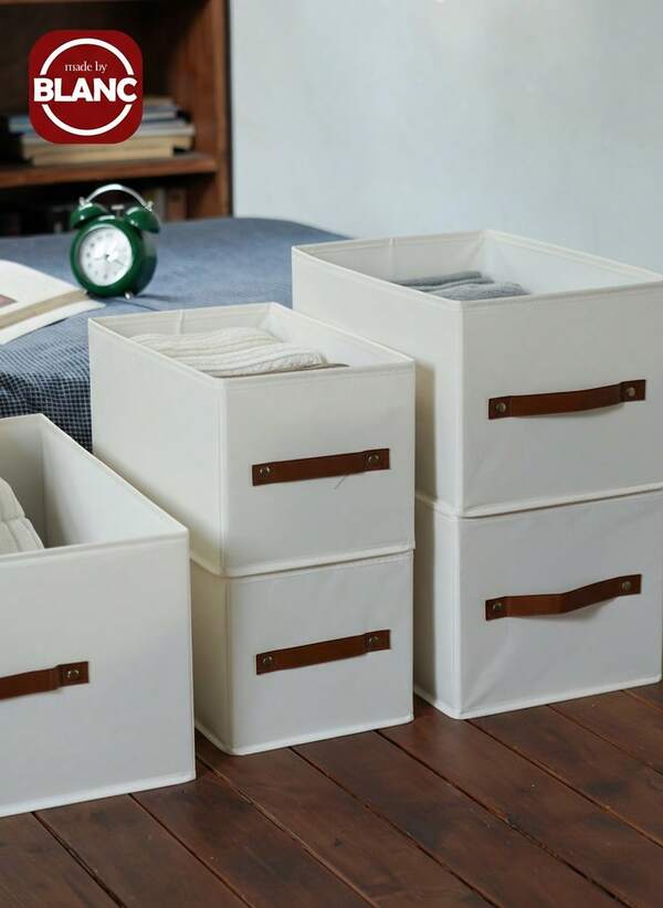 1 Stück weiße Kleidersaufbewahrungsbox, faltbare Aufbewahrungsbox aus Oxfordstoff im Schubladenstil ohne Fächer, Organizer für Jeans, Pullover usw. Dekorationen Herbstdekoration Festdekoration Raumdekoration Heimdekoration Herbstdekoration Schlafzimmerdekoration