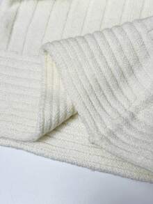 StreetHx Sudadera de manga larga ajustada con capucha de unicolor acanalada de estilo casual para mujer