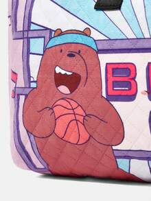 We Bare Bears X SHEIN Bolso de mano grande con capacidad y diseño de dibujos animados lindo para mujer, bolsa de viaje, bolso de fin de semana, bolsa de gimnasio impermeable de gran capacidad