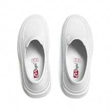 Mocasin C-1000 Eva Ligth Ortoflex Confort Trabajo Casual Enfermeria Laboratorio Chef Servicio - Blanco - Ver 4