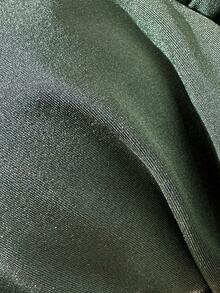 Swim Chiccia Women's Solid Color Thick Strap Metal Decor Bikini Top, Spring/Summer - Army Green - View 7