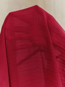 Anewsta Women's Pleated Tie Front Long Sleeve Elegant Casual Shirt, Suitable For Valentine's Day, Carnival, Party, Red Top - Burgundy - View 8