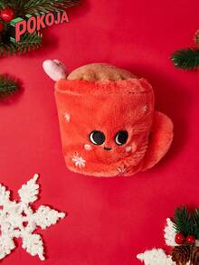 可爱拟人化笑脸马克杯圣诞树花环礼盒毛绒玩具节日装饰圣诞礼物 - 彩色 - 查看 12