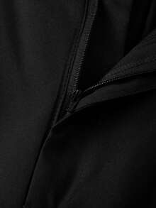 Regalyn Große Größen Lässig Gestreiftes Langarm Hemd + Minimalistische Lässig Lange Hose 2 Stücke Set