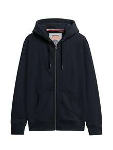 Essential Men's Zip Hoodie Navy - Navy - View 4