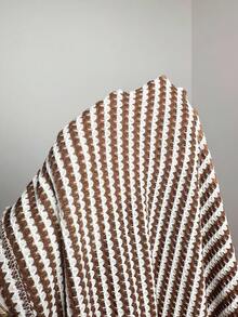 Firerie Tricou cu mânecă lungă cu umeri oblici, mărime plus, mânecă lungă cu textură de ananas, topuri asimetrice de toamnă pentru femei