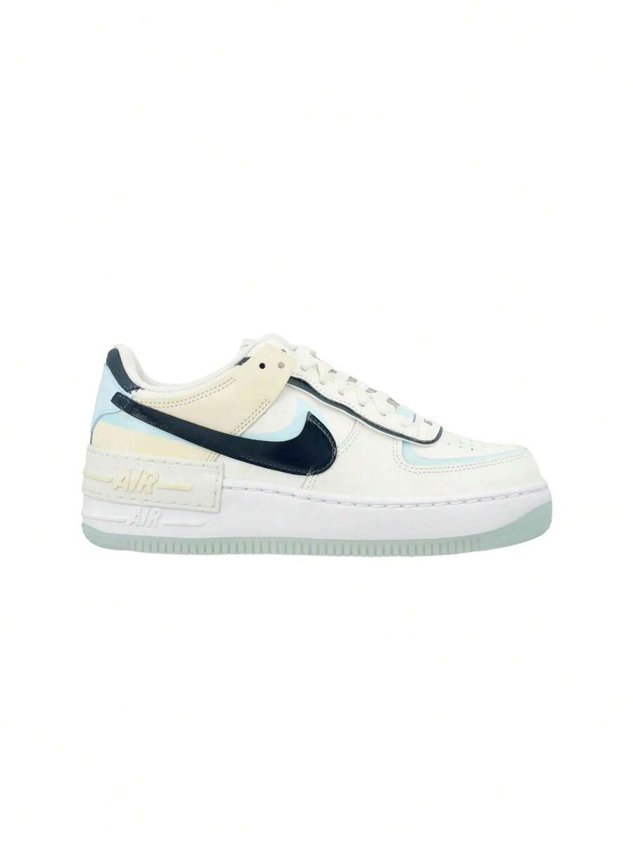Nike Air Force 1 Shadow - Sail Navy Glacier blue - View 1