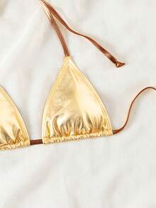 Swim Vcay Women's Sexy Halter Neck Swimsuit Top For Beach/Resort