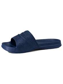 Zapatillas antideslizantes para el baño, sandalias de hombre, Pantuflas de pareja,chanclas hombre, sandalias mujer, Sandalias de EVA para casa fáciles de poner, suaves y resistentes, diseño antideslizante perfectas para el día a día, la ducha, la piscina o la playa. - Azul Marino - Ver 9