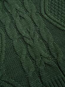 Sunspun Plus Size Solid V-Neck Casual Versatile Pullover Sweater Vest Knit Top