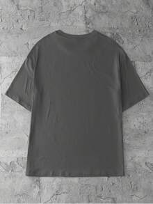 EMERY ROSE Camiseta casual suelta de cuello redondo con estampado de copos de nieve para mujer