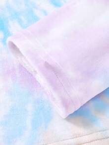 JNSQ Tween-Mädchen Kleidung, Outfit-Sets, Kinder-Sportbekleidung Herbst/Winter, Langärmliges, thermogefüttertes, tailliertes Batik-Top mit passender Yogahose, Set aus 2-teiligem Top mit Lustigem 3M-Reflexlogo und passender Yogahose, geeignet für Herbst/Winter: Alltag, Outdoor-Aktivitäten, Urlaub, Streetwear, Party und Freizeit - Verschiedenfarbig - Übersicht 8