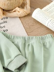 Genkimix Kids Young BoySimple Solid Gray Casual Collared Half-Zip Long Sleeve Top And Matching Pants Set, Suitable For Outings, Leisure, And Daily Sports