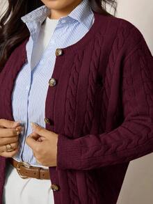 Zelara 大码女式秋冬黑色半高领修身T恤，搭配保暖内衬工作衬衫，适合外出穿着，秋冬女装，万圣节服装，复古风格女装，女士冬季T恤 - 酒紅色 - 查看 8