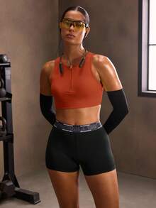 Powerista Women's Backless Comfortable Sports Bra - Orange - View 6