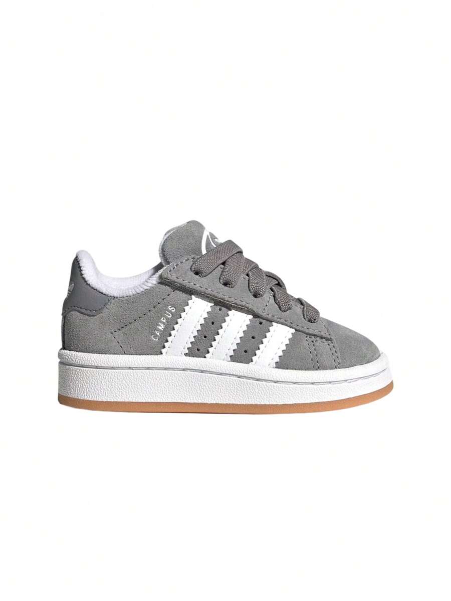 Adidas Campus 00s 儿童运动鞋 灰色/云白色/生胶底 JI4334 - 灰三/雲白/膠 - 查看 1