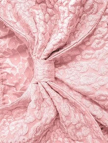 Elenzga 大码女式圣诞红色提花露肩露背蝴蝶结长袖短裙