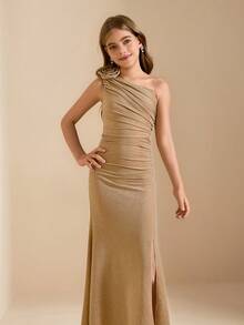 فستان أنيق مناسب للبنات مطبوع بالزهور، مناسب لمناسبات هالوين، عيد الميلاد، وموسم الزفاف