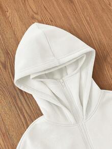 Manfinity Unisex Men's Knitted Casual Loose Fit Long Sleeve Zip-Up Hooded Sweatshirt, Couple Things