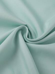 GlowEve 女士收腰A字网纱拼接圣诞假日优雅日常通勤时尚法式街头复古百搭新年商务绿色长袖连衣裙，秋冬款 - 墨綠色 - 查看 8