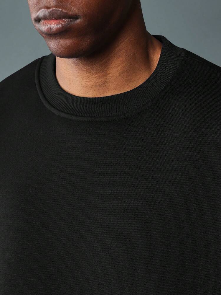 Sweat-shirt oversize à enfiler avec motifs de lettres