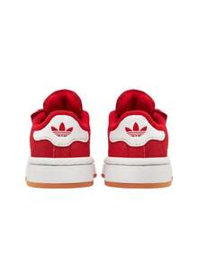 Adidas Campus Kids' Sneakers Premium Modern Anti-Slip Casual Weekend Walking White JI4336 - 更佳猩紅色/雲白/更佳猩紅色 - 查看 5