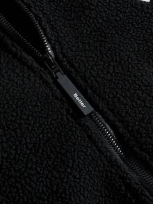 PAVTROS Men's Casual Versatile Cross Embroidery Long Sleeve Jacket, Autumn/Winter Y2k Zip Up Cropped Zip Up Men Street Wear Zip Up Zip Up Jacket, - Black - View 6