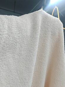 Chiquease 西裝領單排釦絨毛外套